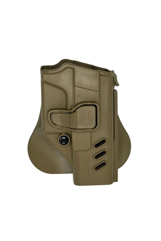 Black Grips Glock 17 - Glock 19 Taktik Polimer Tabanca Kılıfı Bej