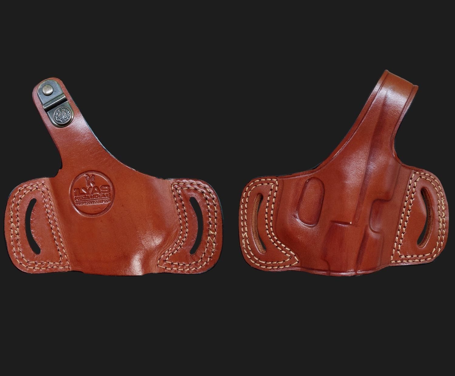 Colt 1911 Yarım Kelebek - Kahverengi Deri Kılıf Çeşitleri