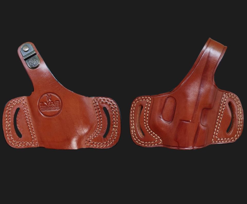 Colt 1911 Yarım Kelebek - Kahverengi Deri Kılıf Çeşitleri