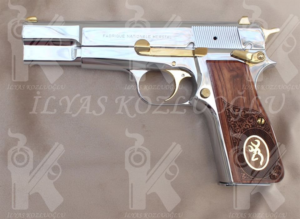 Browning 245 Parlak Beyaz Krom