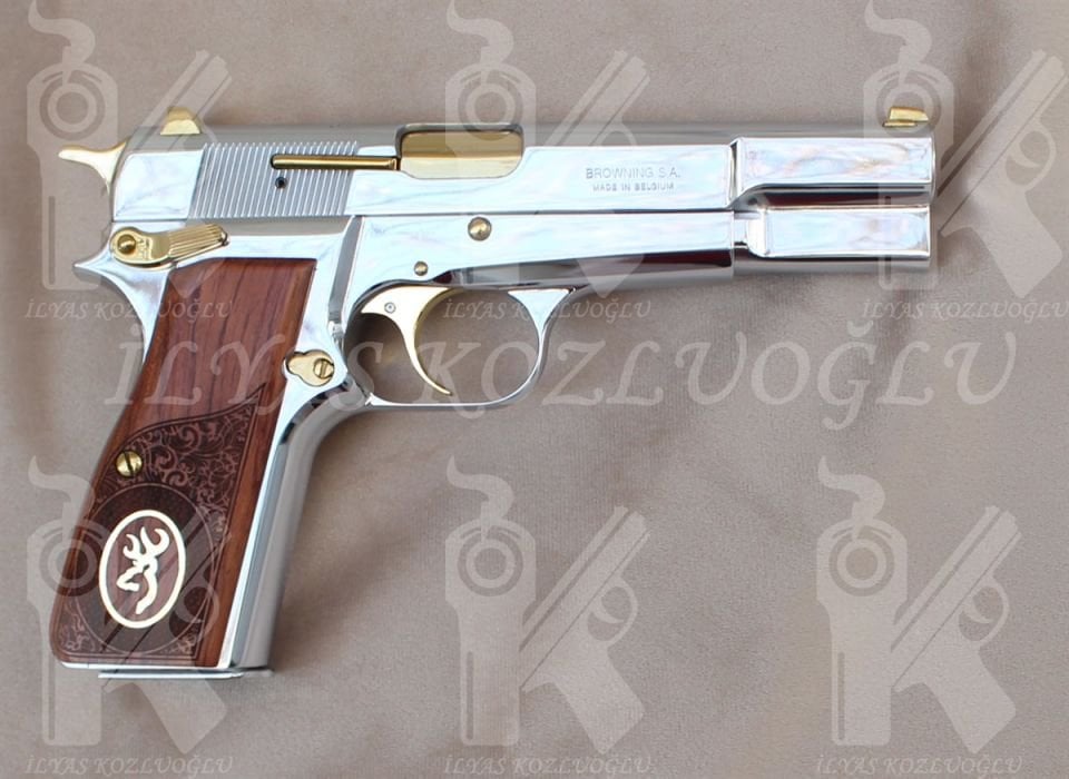 Browning 245 Parlak Beyaz Krom