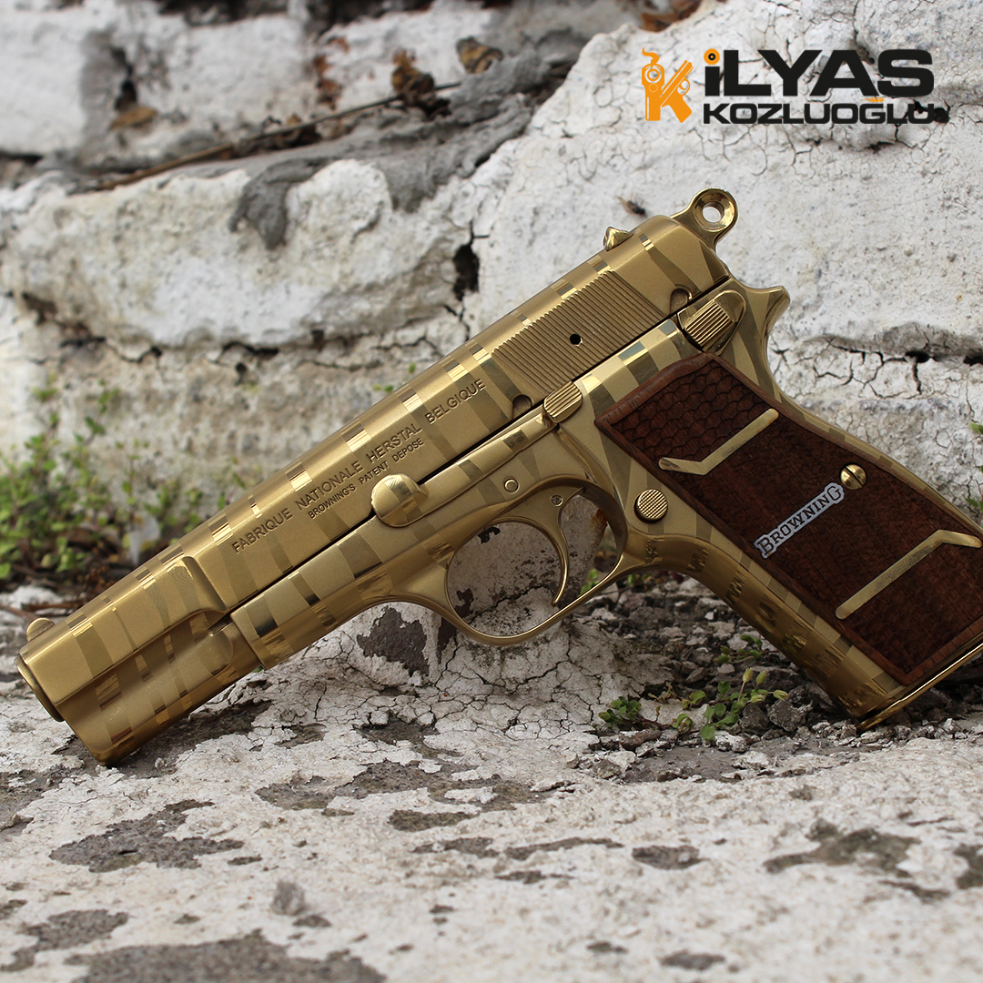 Browning Altın Kaplama & Zebra Gravür