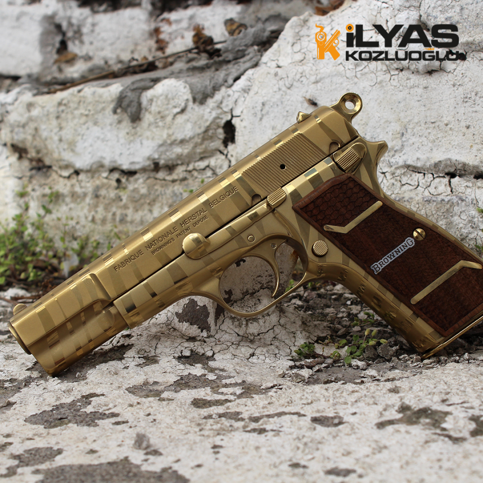 Browning Altın Kaplama & Zebra Gravür
