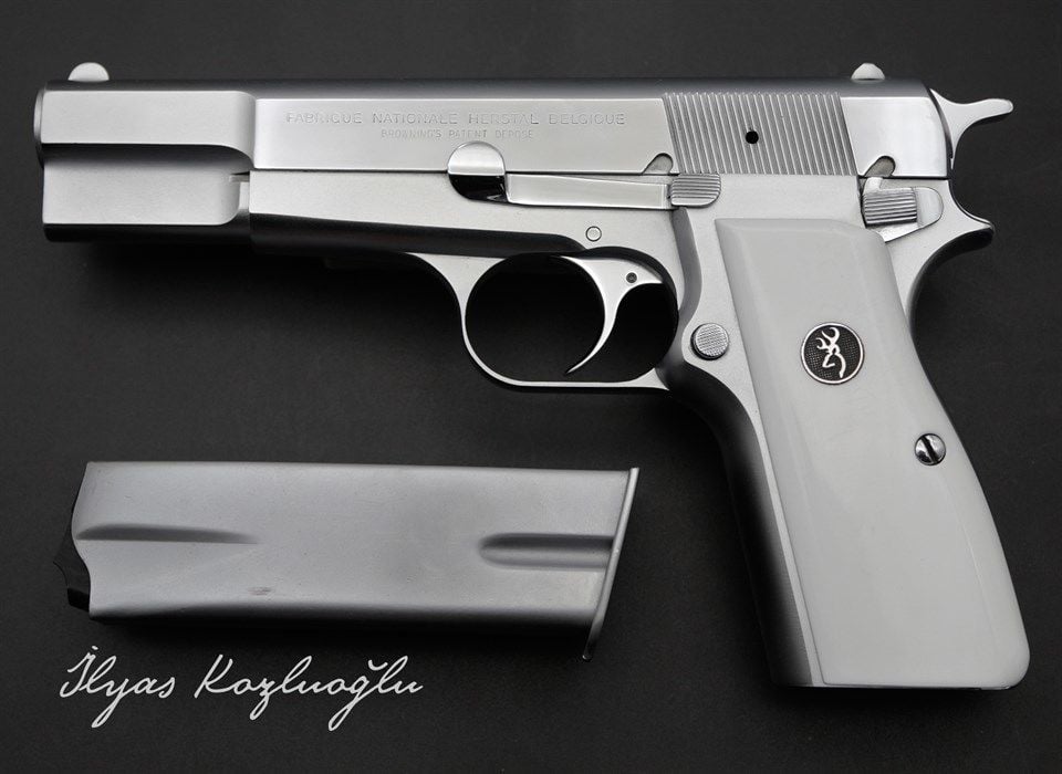 Browning Beyaz Krom Kaplama