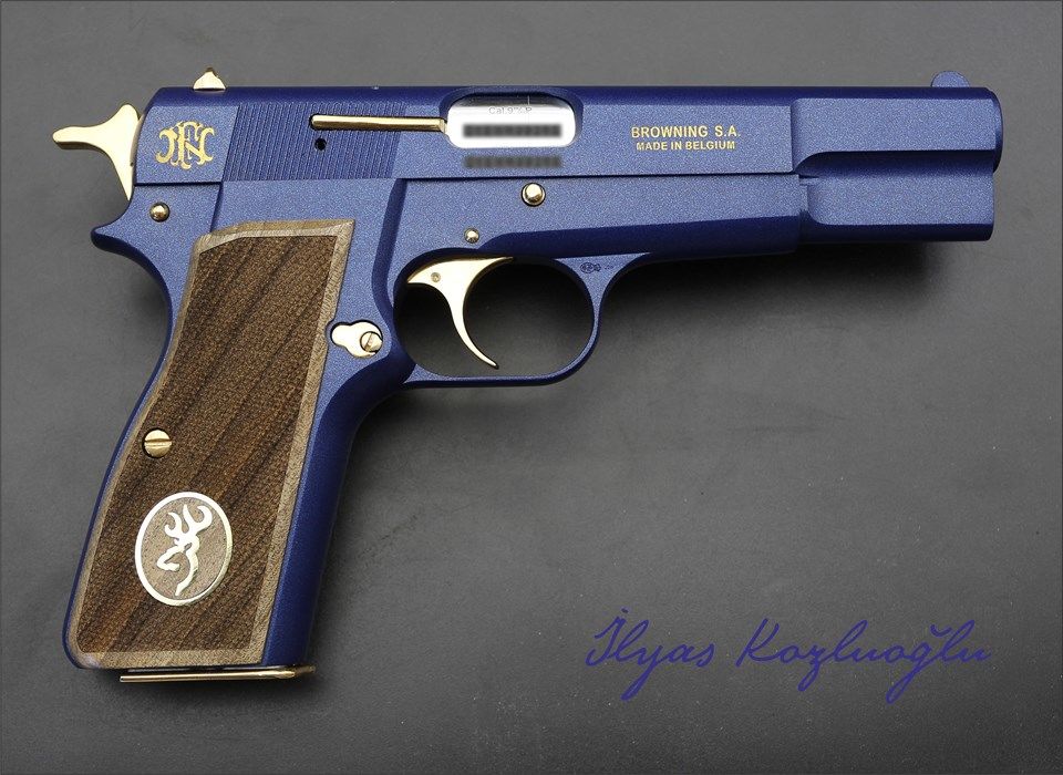 Browning Hi Power Mavi Kaplama