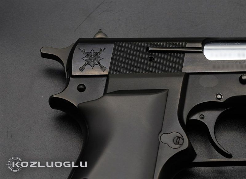Browning HI Power Özel Harekat-Kartal & Siyah Meneviş Kaplama