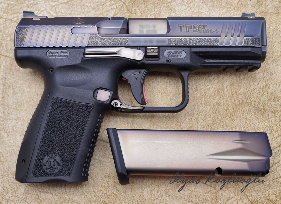 Canik TP9 Yanık Füme Titanyum Kaplama