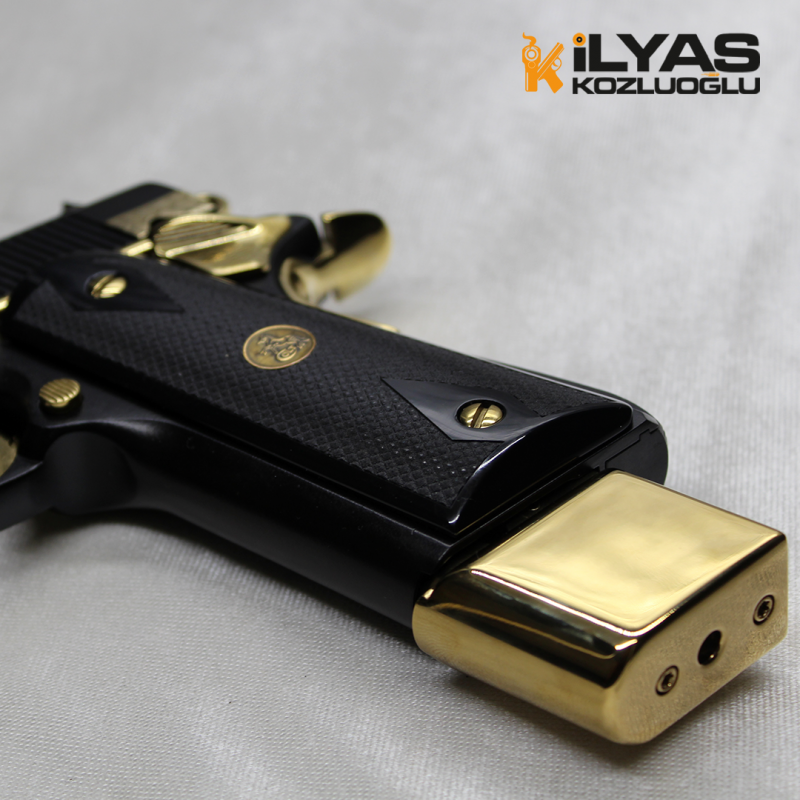 Colt 1911 Mat Siyah Kaplama & Kartal Gravür