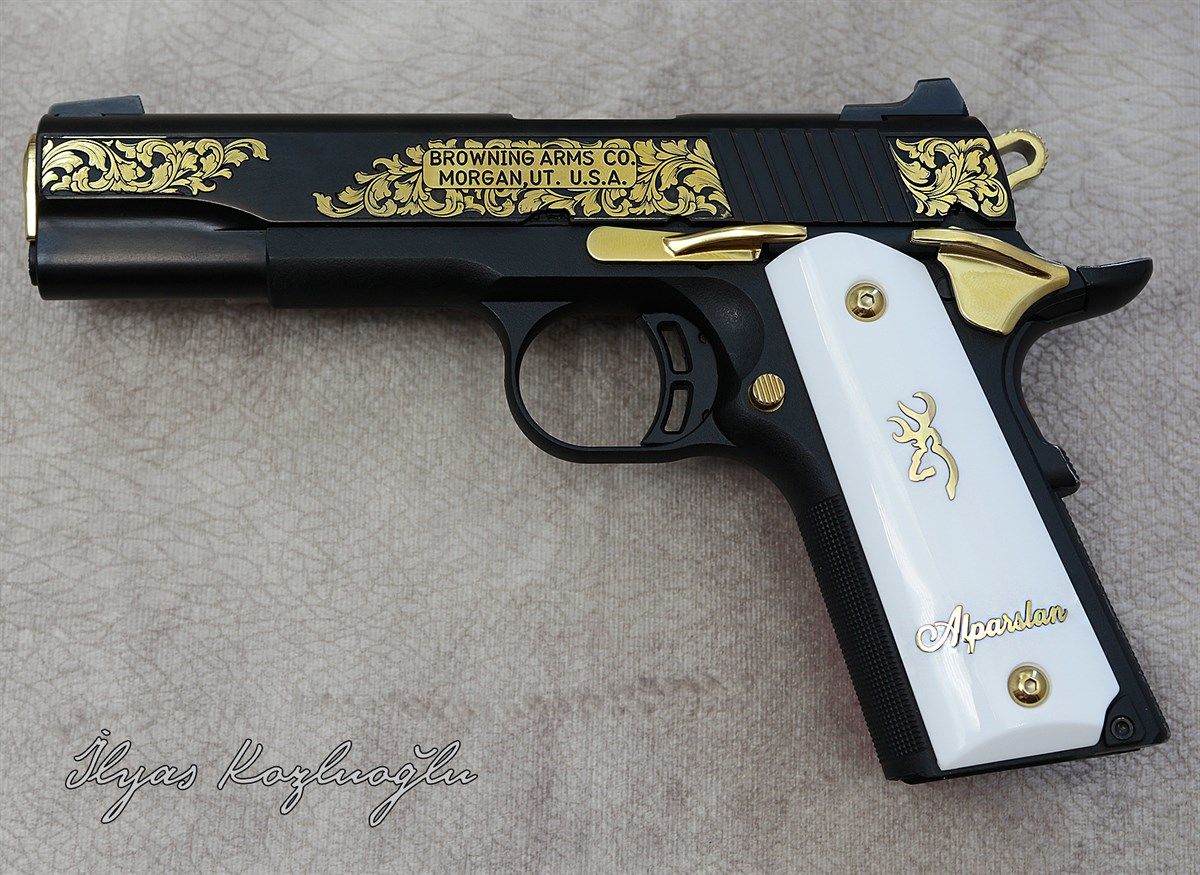 Browning 1911 Siyah Krom Kaplama