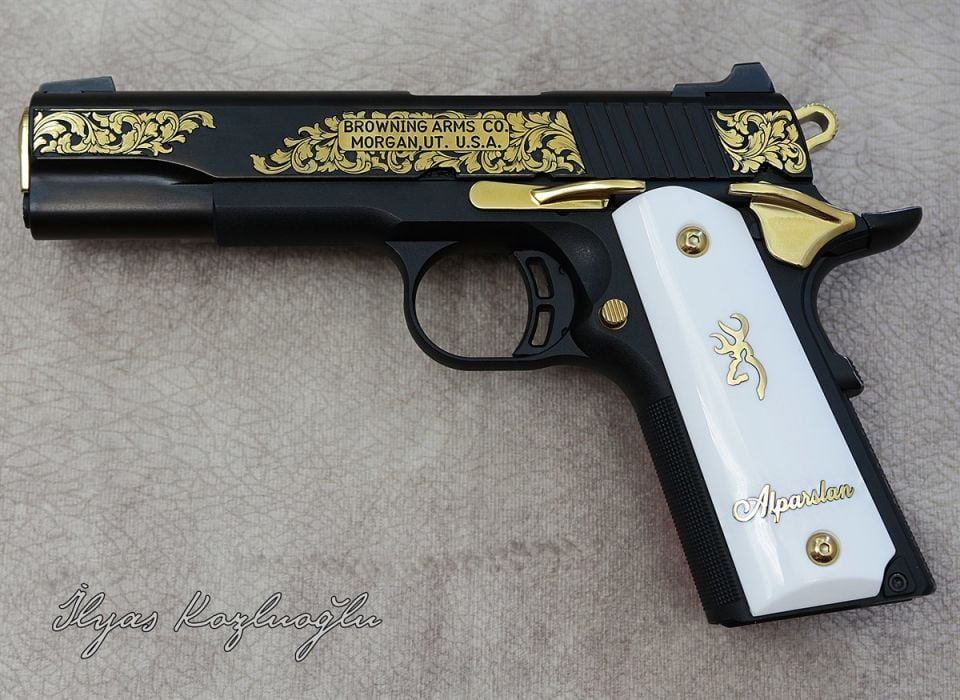 Browning 1911 Siyah Krom Kaplama