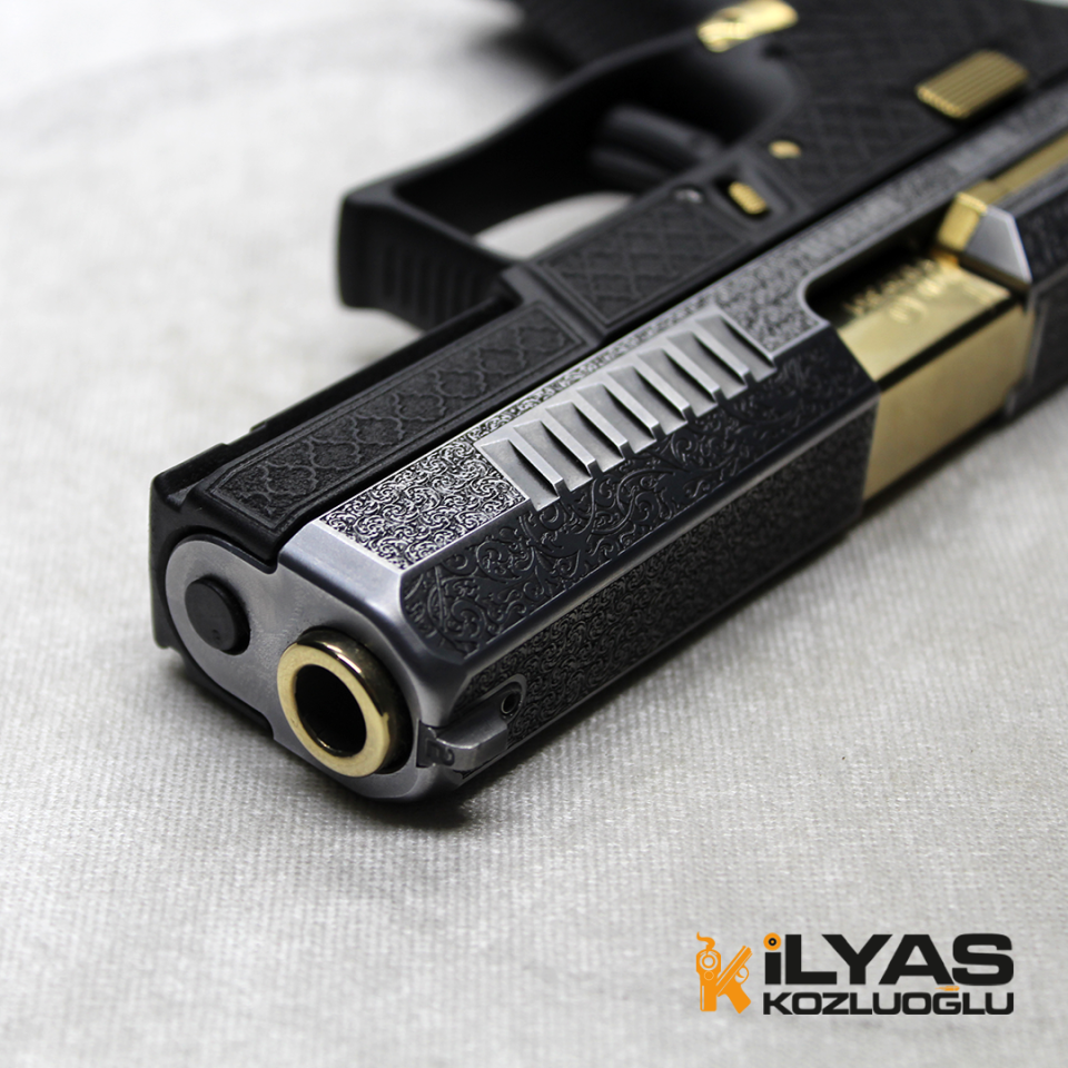 CZ P-10C Krom Kaplama & Gravür