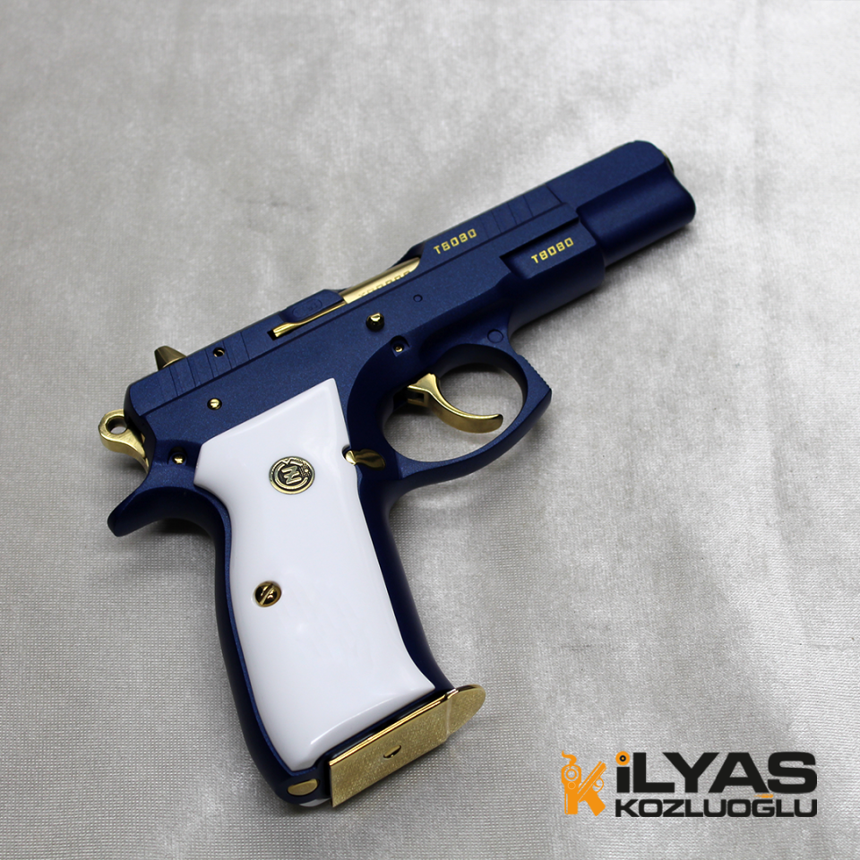 CZ75 B Mavi Kaplama & Sarı Parça