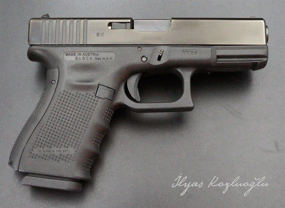 Glock 19 Siyah Krom Kaplama