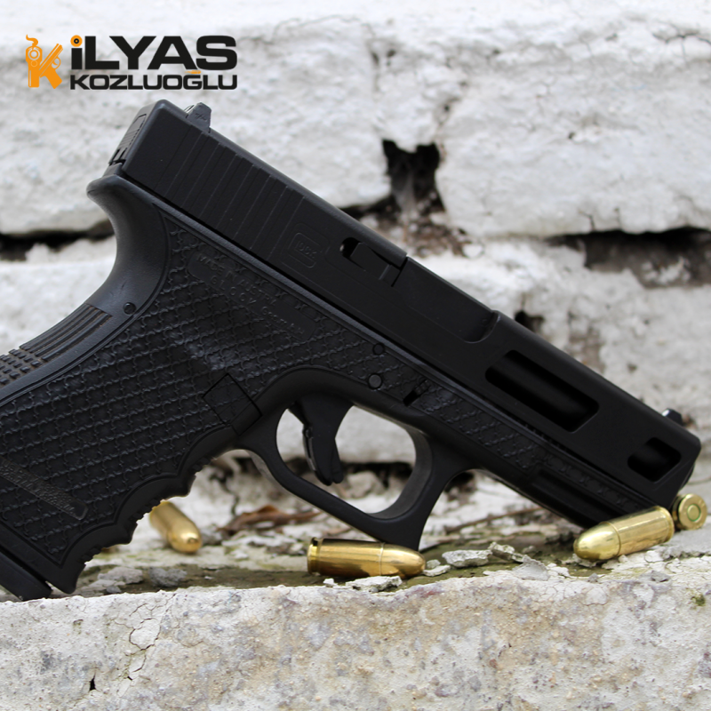 Glock Gen 5 Mat Siyah Krom Kaplama & Gravür