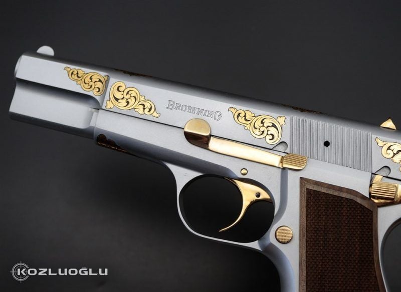 Browning HP Serpme Gravür