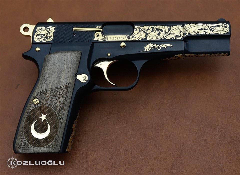Browning Serpme Gravür
