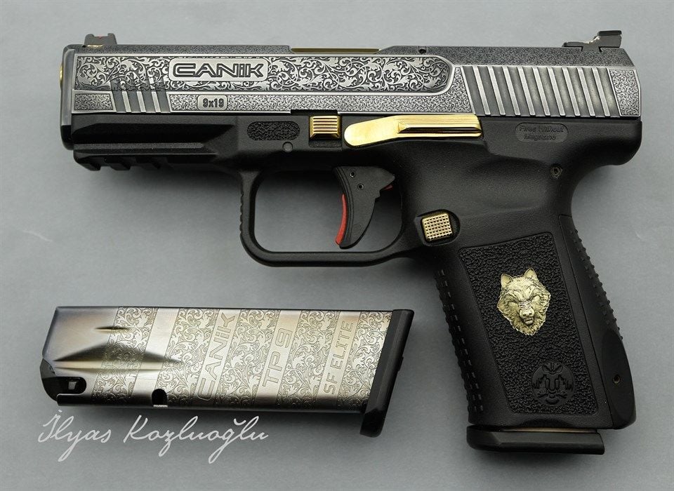 Canik TP9 SF Elite Titanyum Gravür