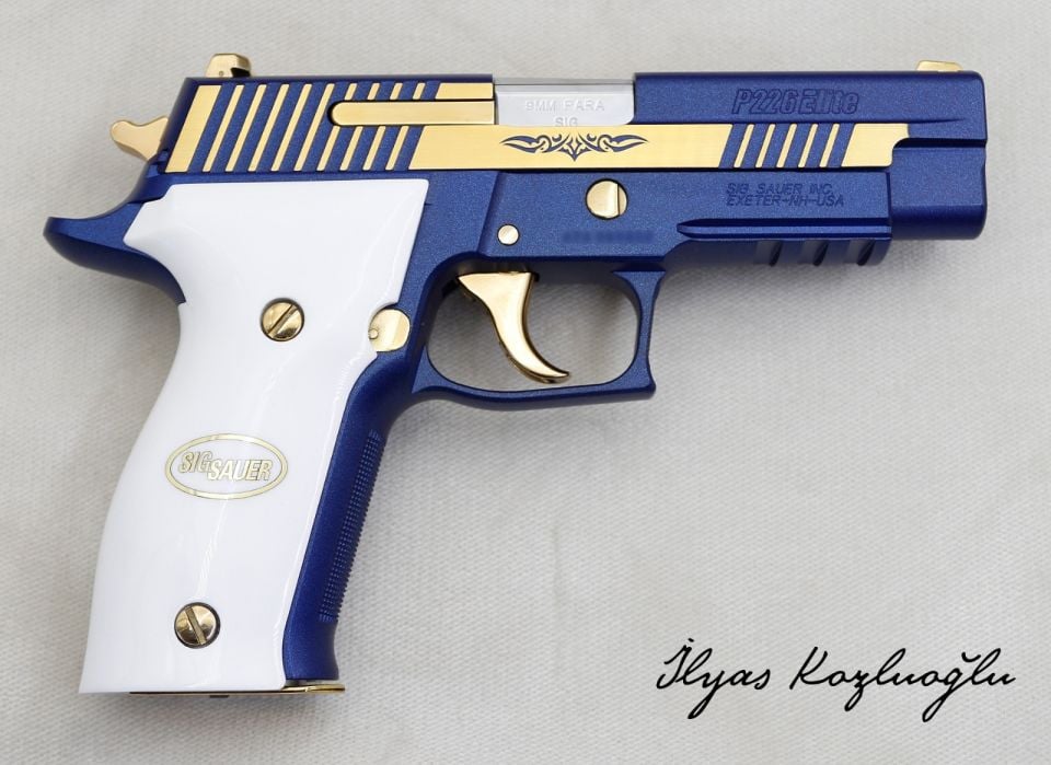 SigSauer P226 Elite Mavi Kaplama