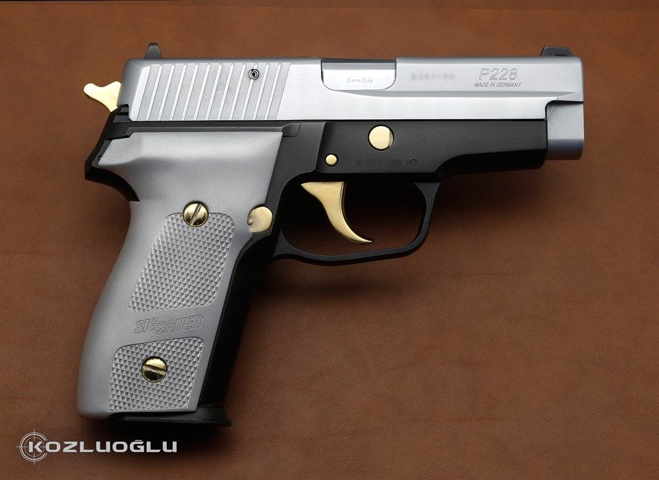 SigSauer P228 Titanyum Siyah Krom Kaplama
