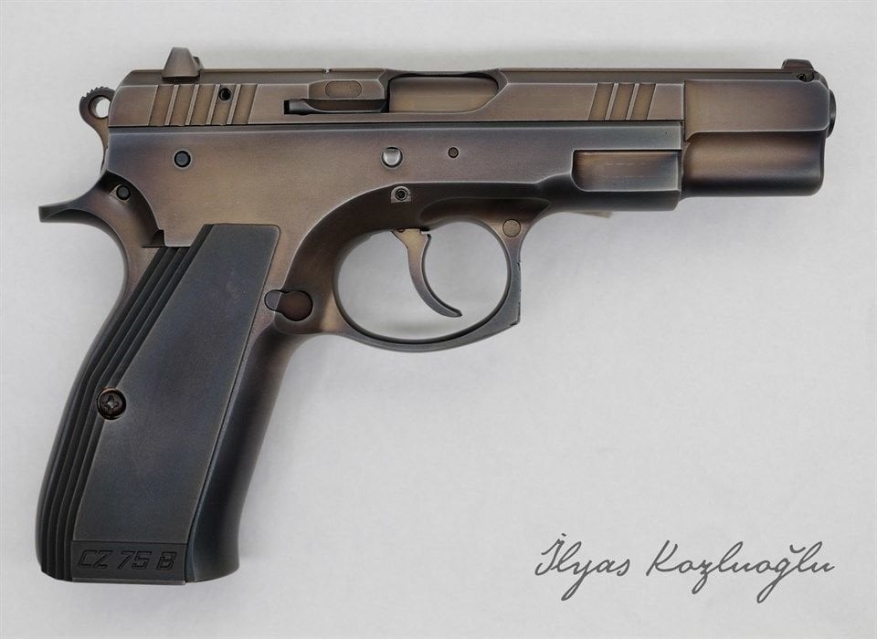 CZ 75B Black Diamond - Koyu Yanık Füme