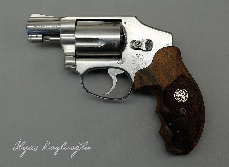 Smith&Wesson 38 Cal Kısa Beyaz Krom Kaplama