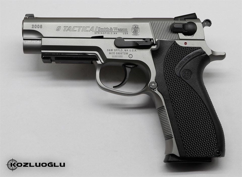 Smith&Wesson 5906 Beyaz Krom Kaplama