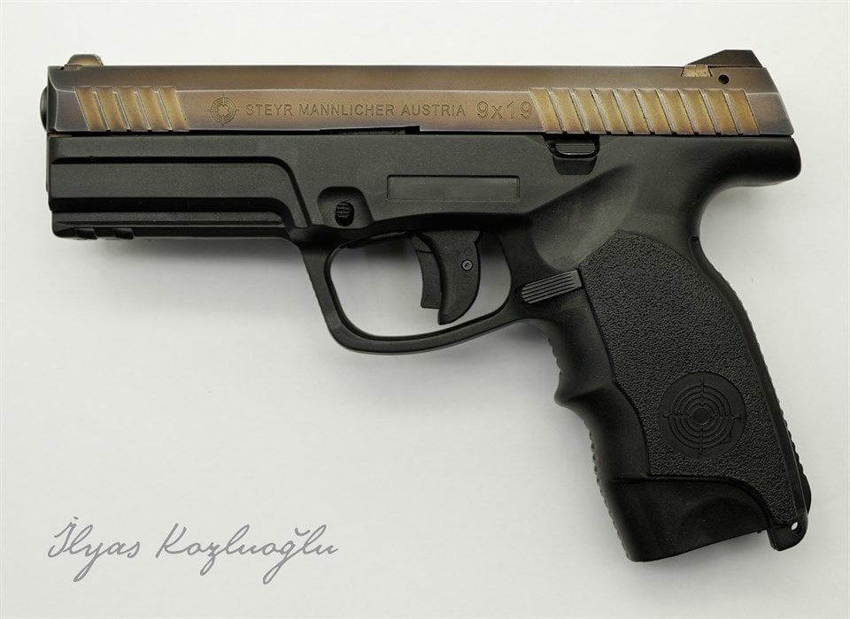Steyr L9 A1 Yanık Füme Titanyum Kaplama