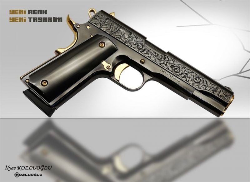 Tisaş ZIG M1911 Gravür - Kartallı Özel Çekme Kertiği
