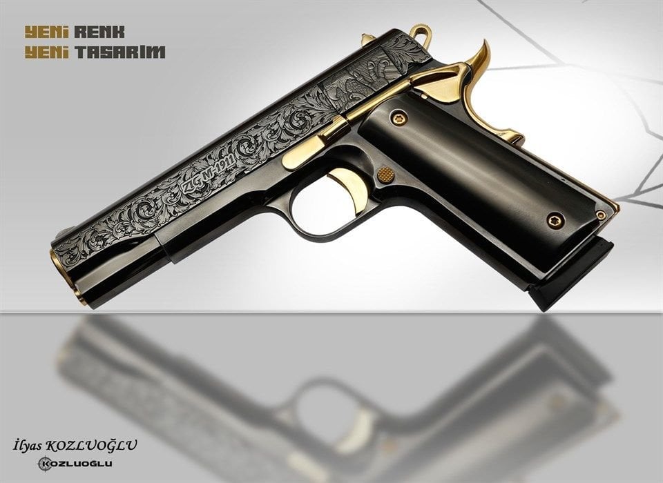 Tisaş ZIG M1911 Gravür - Kartallı Özel Çekme Kertiği