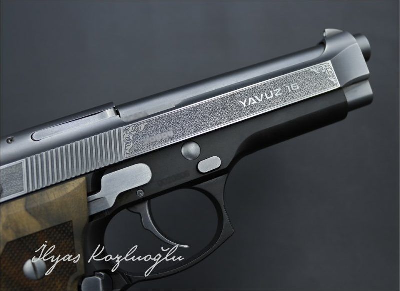 Yavuz 16 Yanaklar Gravür Titanyum