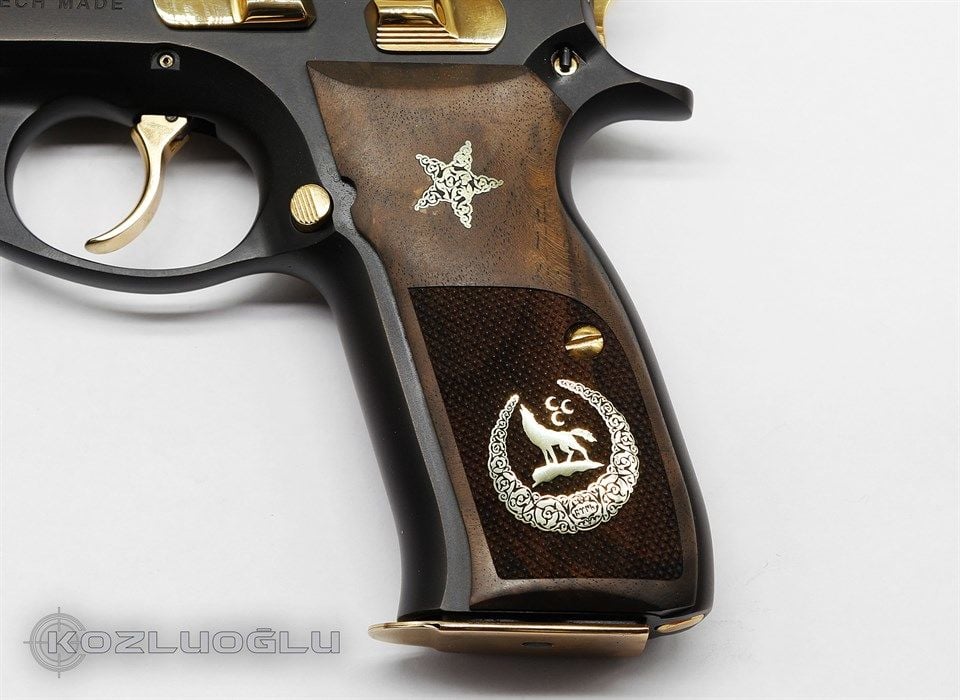 CZ 75-85B Hilal ve Kurt Ceviz Kabza