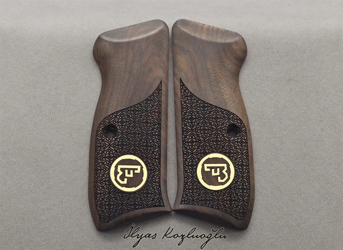 CZ 75-85B Logolu Ceviz Kabza