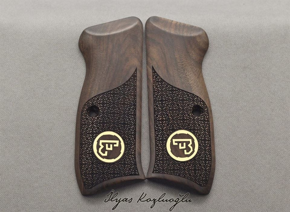 CZ 75-85B Logolu Ceviz Kabza