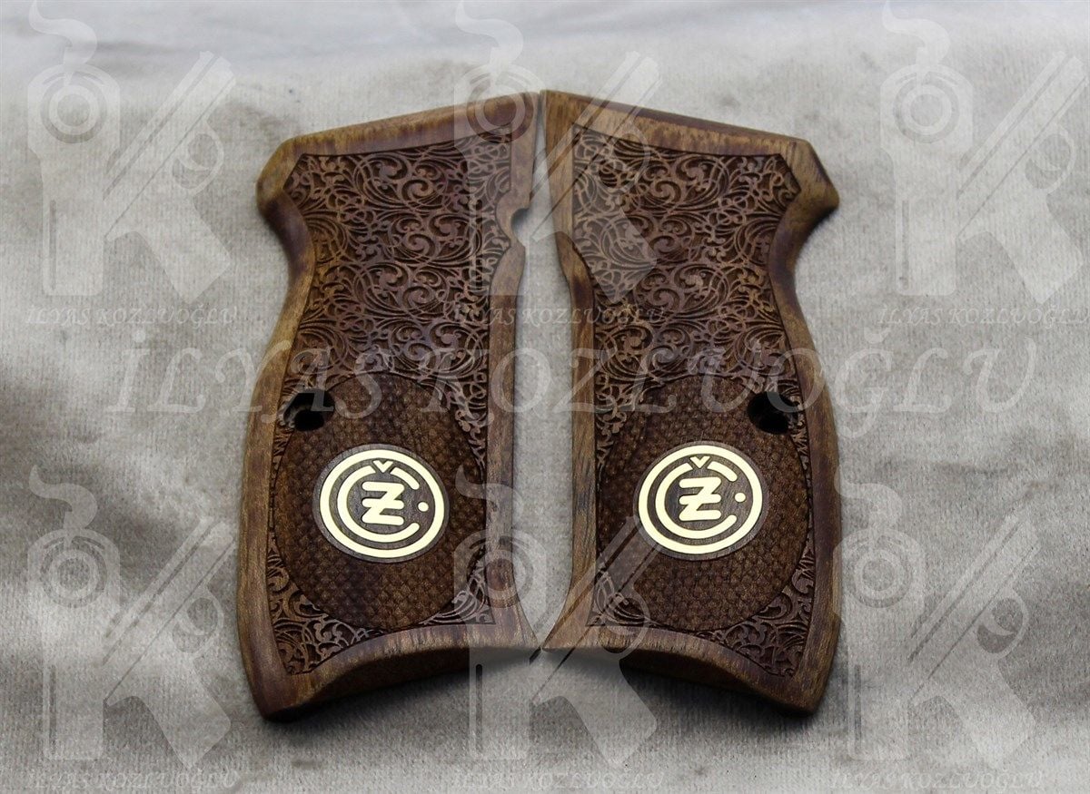 CZ 75-85B Logolu Ceviz Kabza