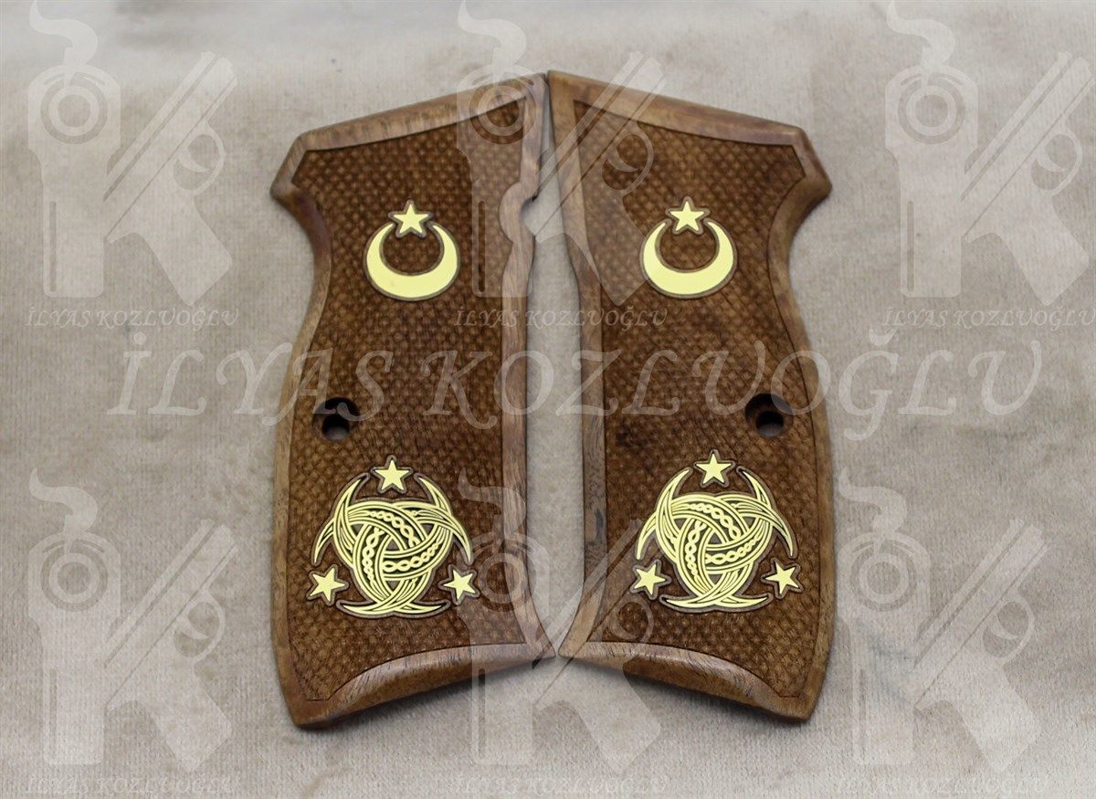 CZ 75-85B Teşkilat-ı Mahsusa Logolu Ceviz Kabza