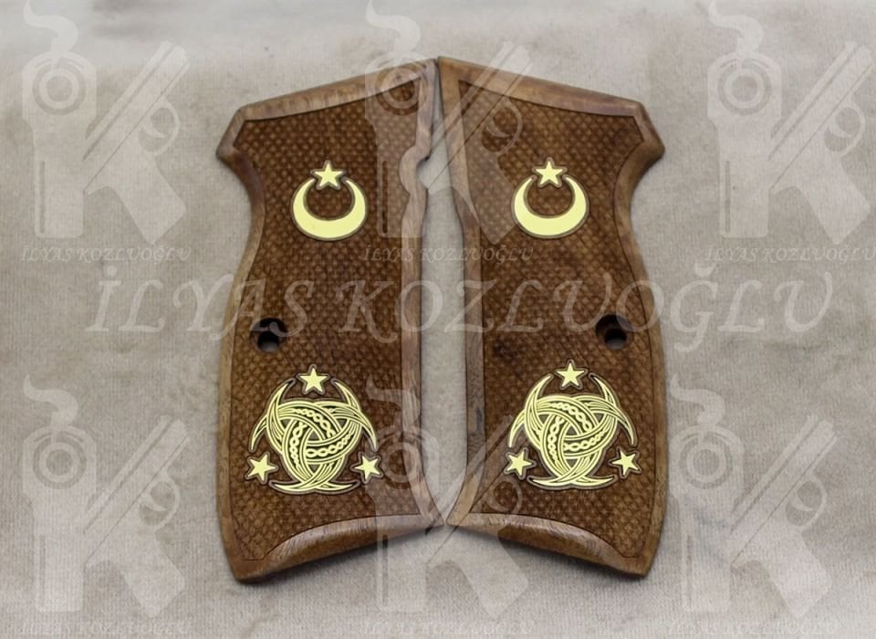 CZ 75-85B Teşkilat-ı Mahsusa Logolu Ceviz Kabza