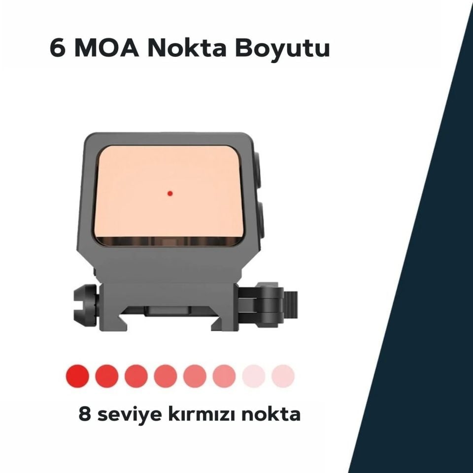 Vector Optics Frenzy Plus 1x22x32 QD Red Dot Reflexvisier Nişangah