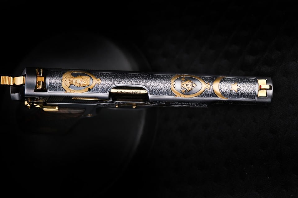 Browning İttihat ve Terakki Gravür Çalışması