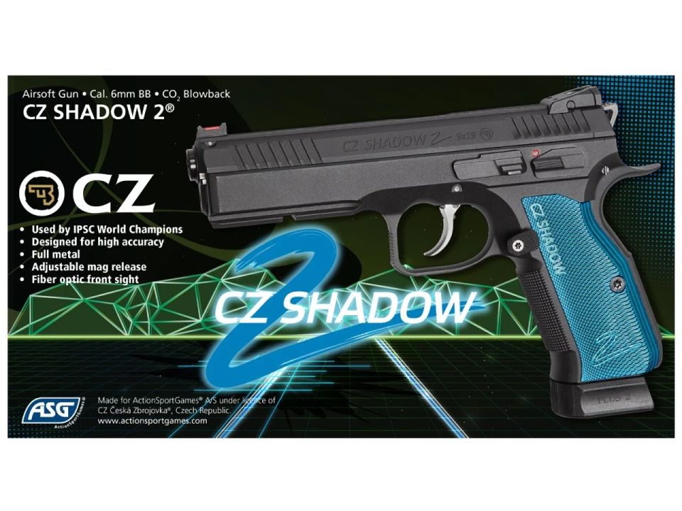 ASG CZ SHADOW 2 AIRSOFT TABANCA CO2 BLOWBACK