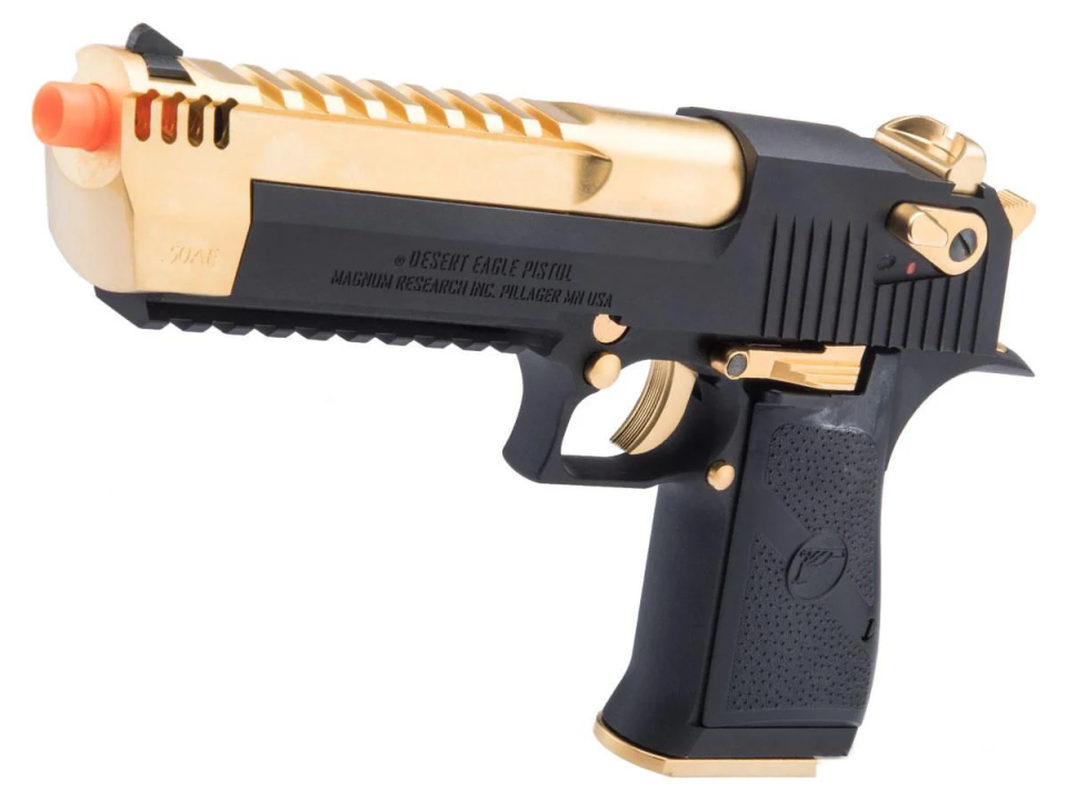 WE AW DESERT EAGLE L6 GOLD SIYAH GAS GBB AIRSOFT TABANCA