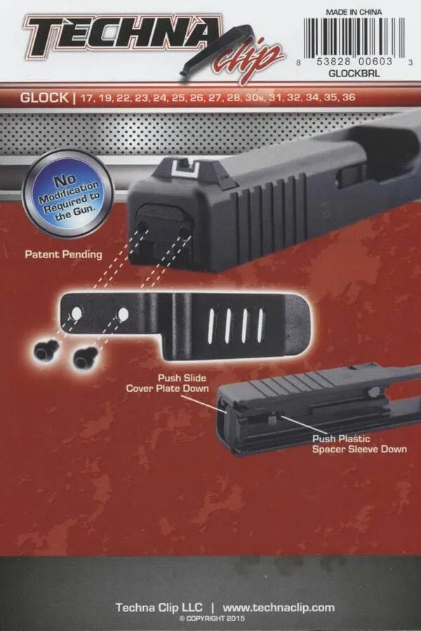 Techna Clip (Glock Tabanca Tutucu Klips)