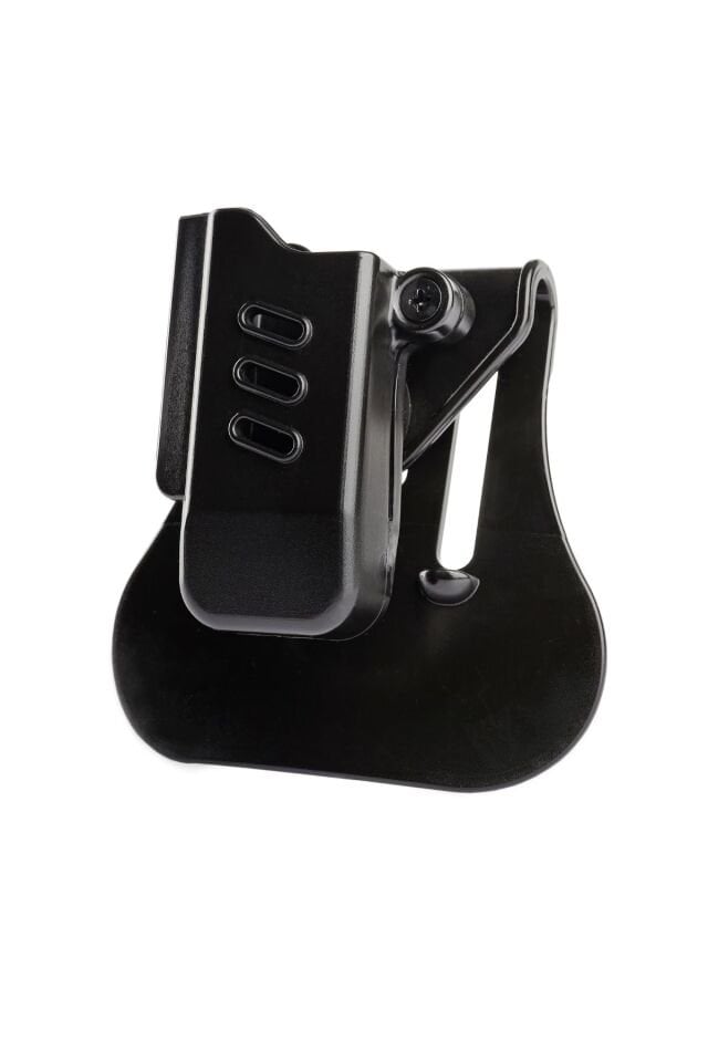 Black Grips Arkalıklı Tekli Taktik Polimer Şarjörlük Siyah