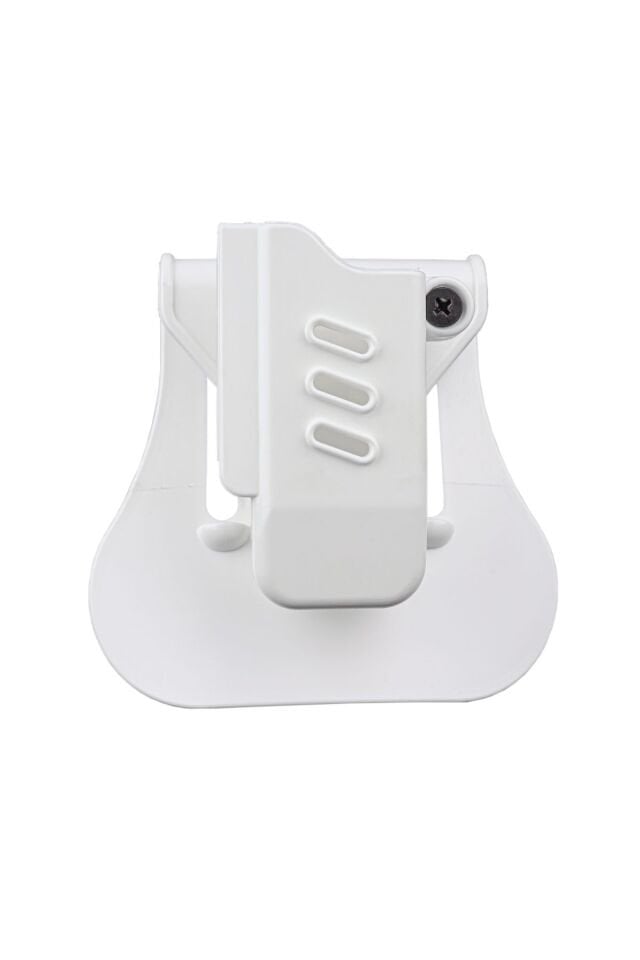 Black Grips Arkalıklı Tekli Taktik Polimer Şarjörlük Beyaz
