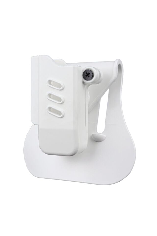 Black Grips Arkalıklı Tekli Taktik Polimer Şarjörlük Beyaz