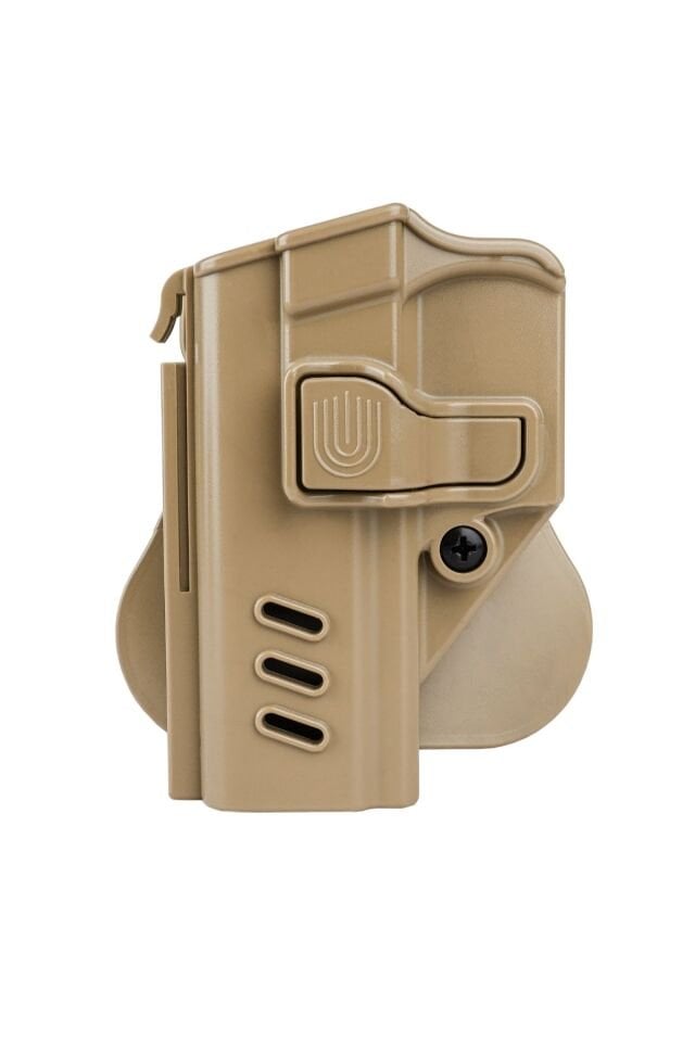 Black Grips Sarsılmaz Sar9 & Sar9 Mete Taktik Polimer Tabanca Kılıfı Sol El Bej