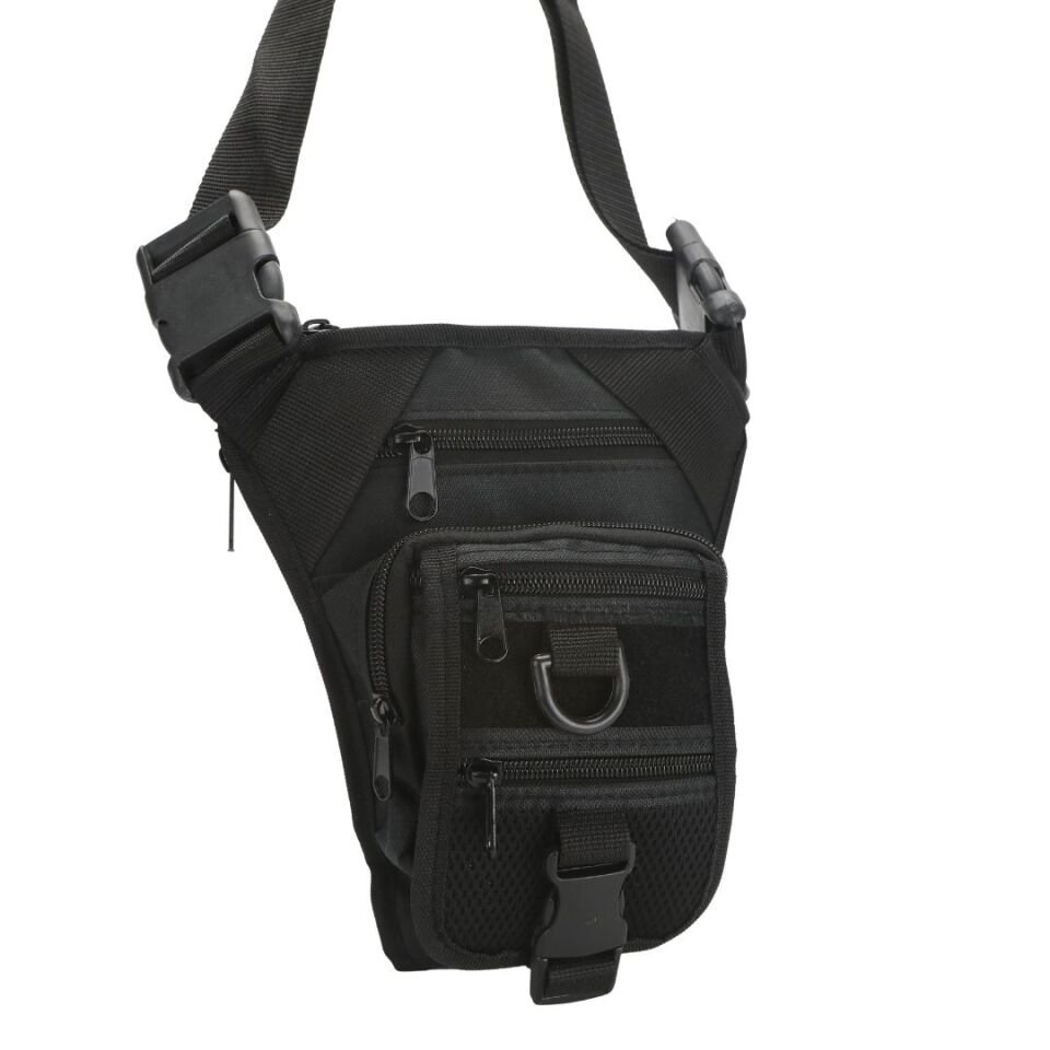 Black Grips Üçgen Çok Amaçlı Taktik Tabanca Taşıma Çantası Siyah