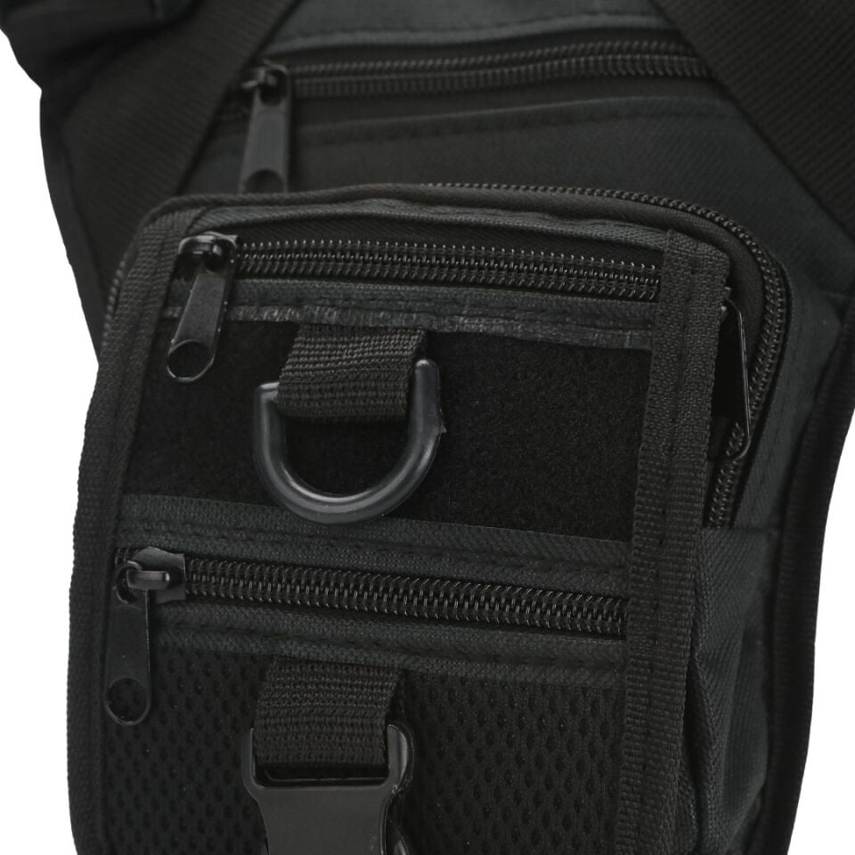 Black Grips Üçgen Çok Amaçlı Taktik Tabanca Taşıma Çantası Siyah