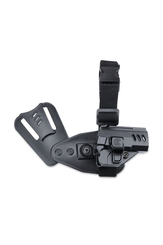 Sarsılmaz SAR9 & SAR9 Mete Polimer Tabanca Kılıfı Alçak Taşıma Aparatlı Siyah