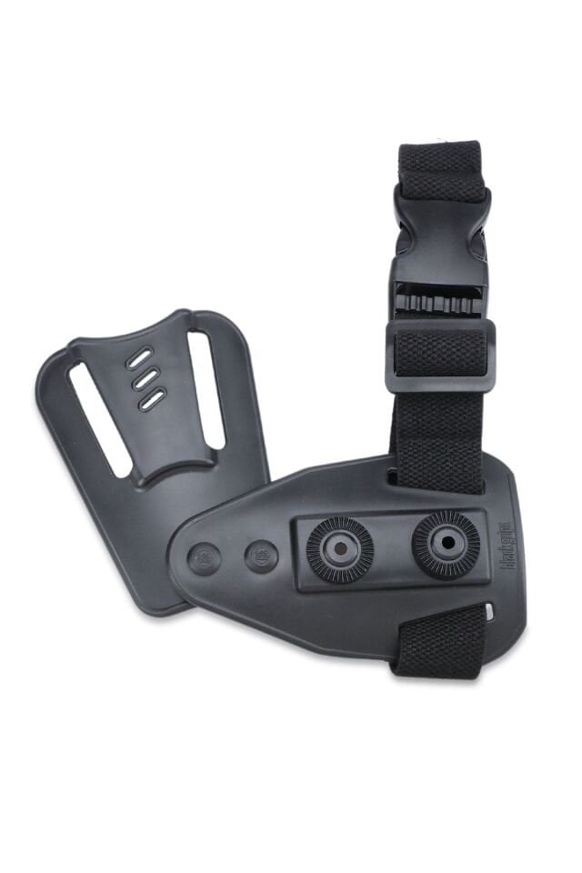 Black Grips Polimer Alçak Taşıma Bacak Kılıfı Aparatı Siyah