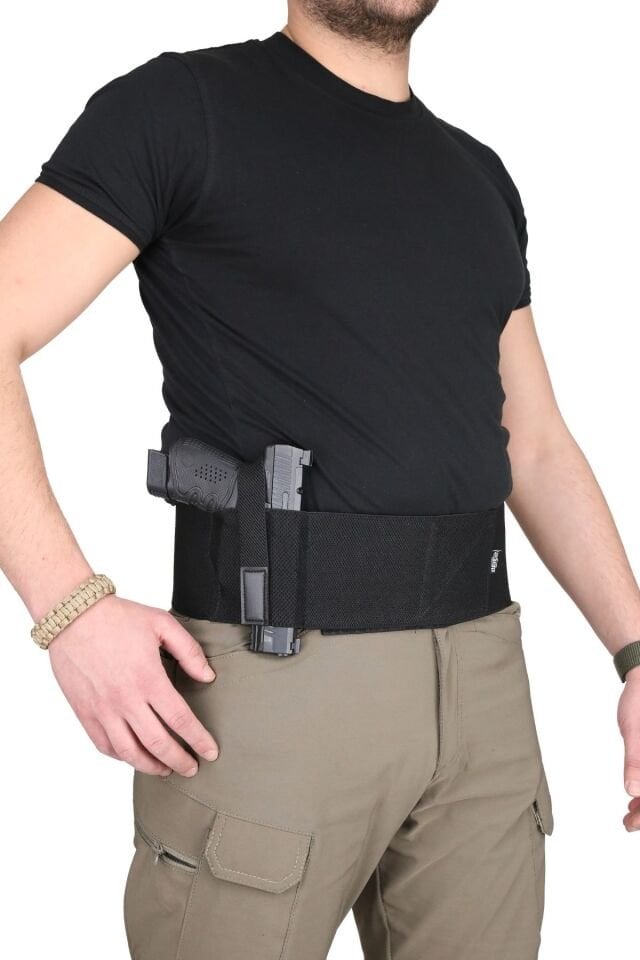 Black Grips Özel Petek Dokuma Premium Korse Tabanca Kılıfı Siyah